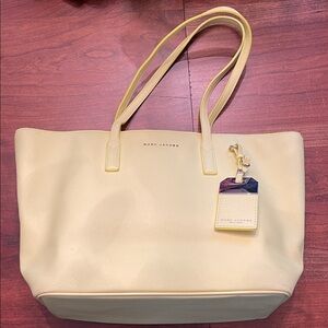 Marc Jacobs Light Yellow Tote Bag